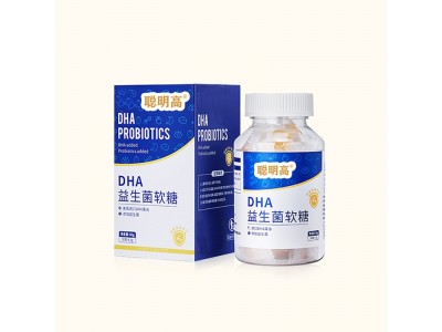 藻油DHA益生菌软糖定制 儿童凝胶糖果生产代加工图4