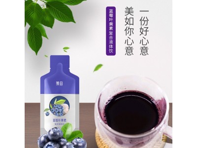 袋装蓝莓果汁饮代加工 蓝莓叶黄素饮品OEM贴牌加工图2