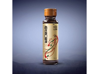 西洋参口服液代工定制 西洋参氨基酸口服液OEM 西洋参包装礼品盒图2