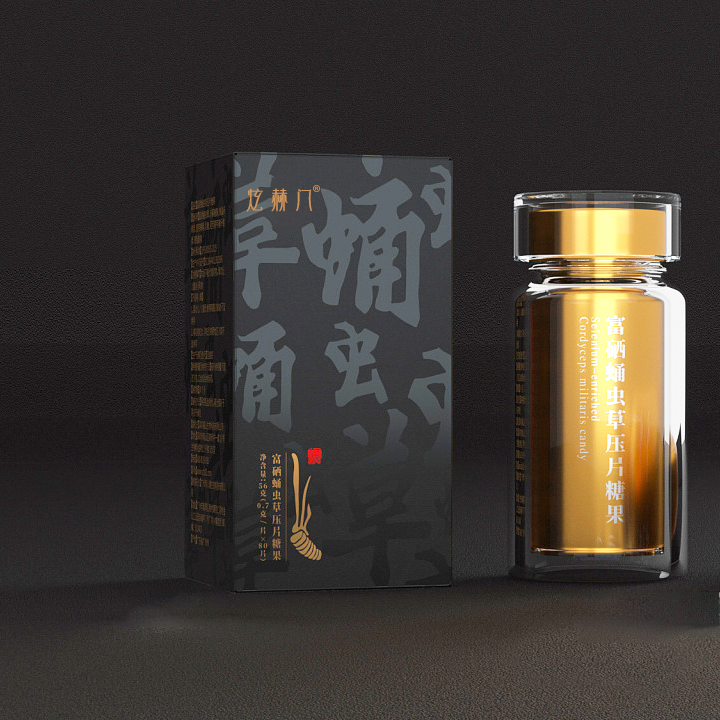 富硒蛹虫草压片糖果