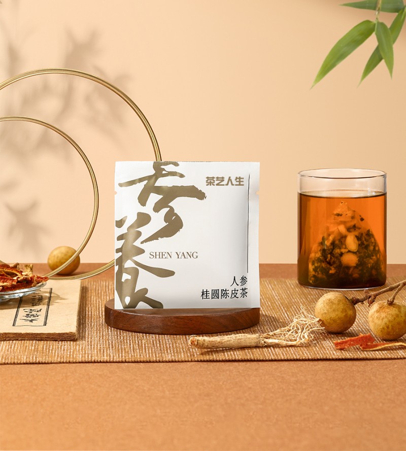 人参桂圆陈皮茶