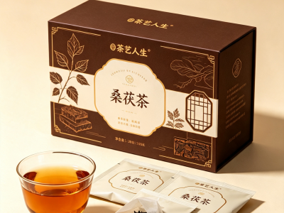 桑茯茶 桑叶茯苓组合代用茶 独立茶包草本袋泡茶OEM 贴牌图5