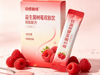 树莓双肽益生菌饮品 果蔬液态饮料 袋装即饮饮品 支持 ODM 定制批量供货图1