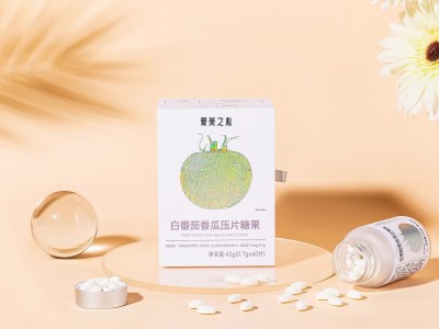白番茄香瓜片女性片剂定制 白番茄片OEM贴牌 压片糖果代加工图2