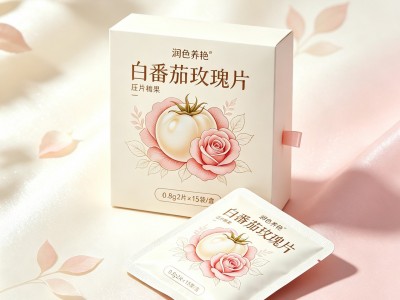白番茄玫瑰压片糖果代加工果蔬番茄片OEM贴牌小袋装图3