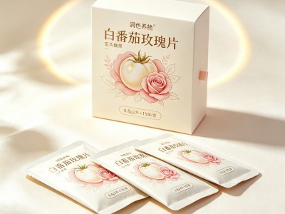 白番茄玫瑰压片糖果代加工果蔬番茄片OEM贴牌小袋装图5