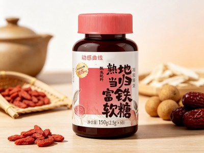 药食同源熟地当归富铁软糖 Q 弹软糖 女生膳食营养软糖工厂OEM图5