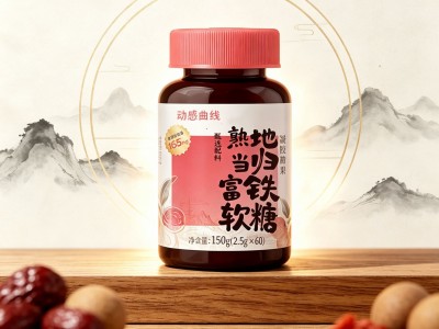 药食同源熟地当归富铁软糖 Q 弹软糖 女生膳食营养软糖工厂OEM图4