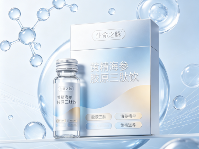 黄精海参胶原三肽饮OEM代加工夏季秋季必备办公室常备饮品图1