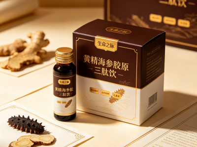 黄精海参胶原三肽饮OEM代加工夏季秋季必备办公室常备饮品图2