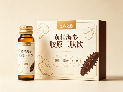黄精海参胶原三肽饮OEM代加工夏季秋季必备办公室常备饮品图4