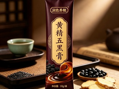 黄精五黑膏定制袋装黄精膏滋剂OEM阿胶枸杞膏代加工图4