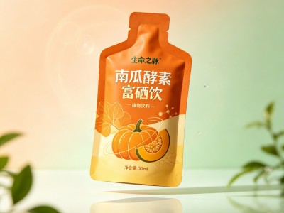 袋装南瓜酵素富硒饮定制果蔬汁饮品OEM贴牌富硒饮品代加工图3