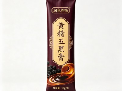 黄精五黑膏定制袋装黄精膏滋剂OEM阿胶枸杞膏代加工图1