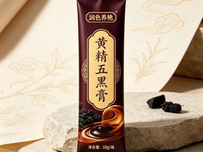 黄精五黑膏定制袋装黄精膏滋剂OEM阿胶枸杞膏代加工图2
