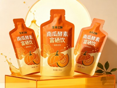 袋装南瓜酵素富硒饮定制果蔬汁饮品OEM贴牌富硒饮品代加工图2