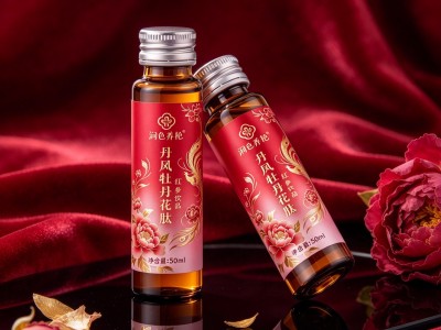 丹凤牡丹花肽口服液瓶装红参饮品定制瓶装植物饮品OEM代加工图3