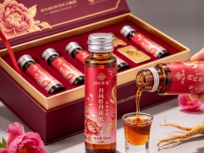 丹凤牡丹花肽口服液瓶装红参饮品定制瓶装植物饮品OEM代加工图5